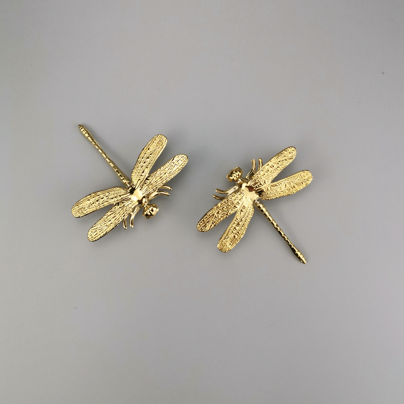 Luxury  Brass Dragonfly shape   Furniture knob  Cabinet Pull  in 2022