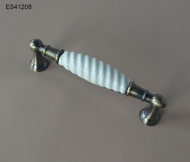 European  Ceramic Porcelain Cabinet Pulls Door  Drawer Dresser  Furniture Handles   