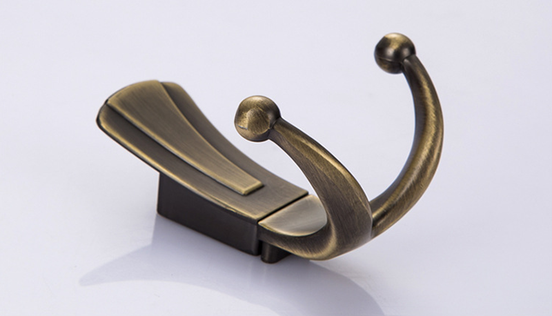Fashion Zamak  Black Gold Grey Coat Hooks Closet Hooks