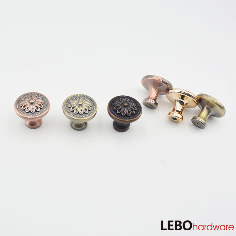 Plastic PVC Resin Economic Retro style   Cabinet Pulls Furniture knob