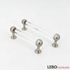 Retro Style Crystal Zamak Cabinet Pulls Furniture Handle 