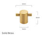 Contemporary Brass simple modern design Furniture knob Cabinet Pull