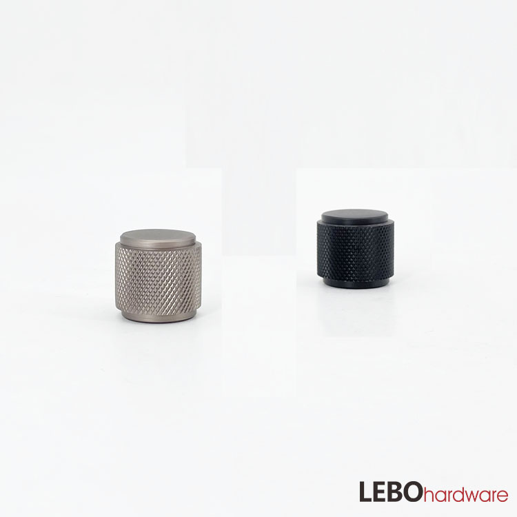 Knurled  fashion design   Aluminium   Furniture knob  Cabinet Pull