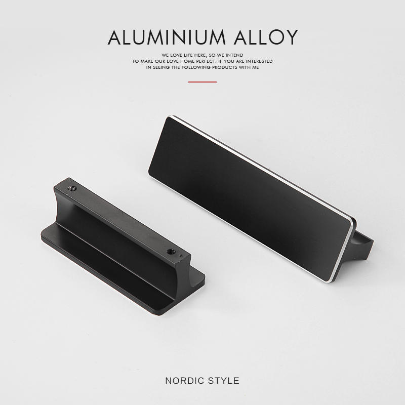 Classic big T shape  double colors  Aluminium  Furniture Handle  Cabinet Pull 