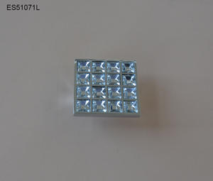  K9 Crystal  Zamak  base   Furniture knob  Cabinet Pull  