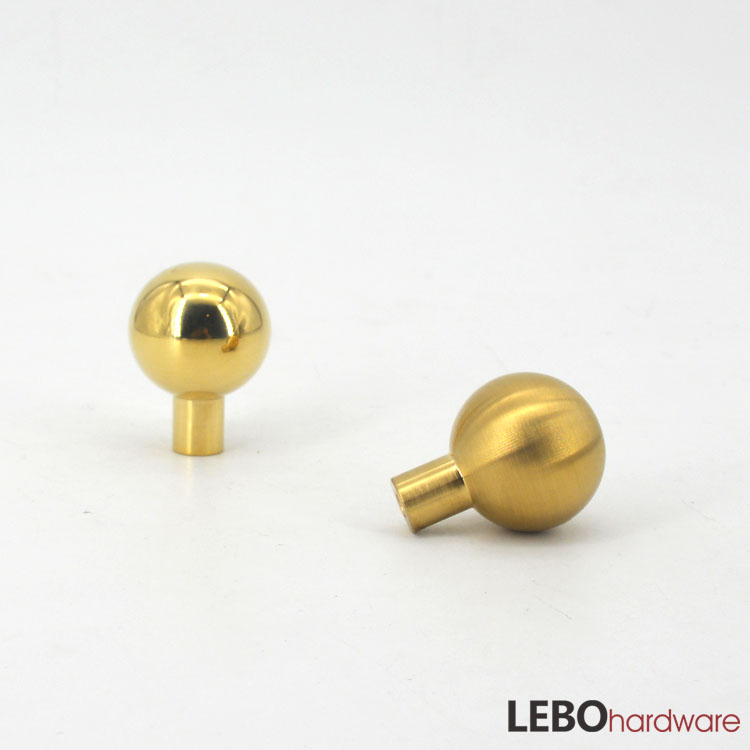 Luxury  Brass  Ball shape Furniture knob  Cabinet Pull