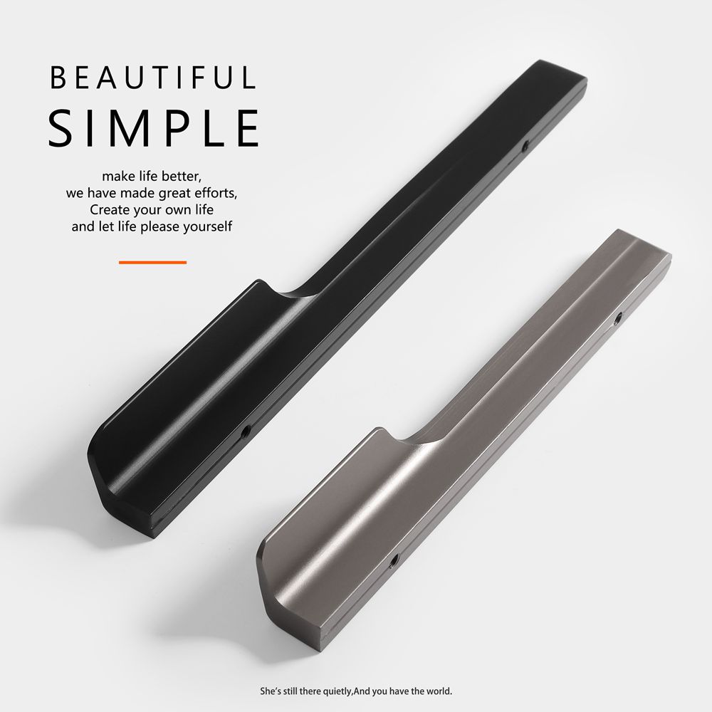 Nordic style  simple modern  Aluminium  Furniture handle  Cabinet Pull in 2022  