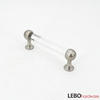 Retro Style Crystal Zamak Cabinet Pulls Furniture Handle 