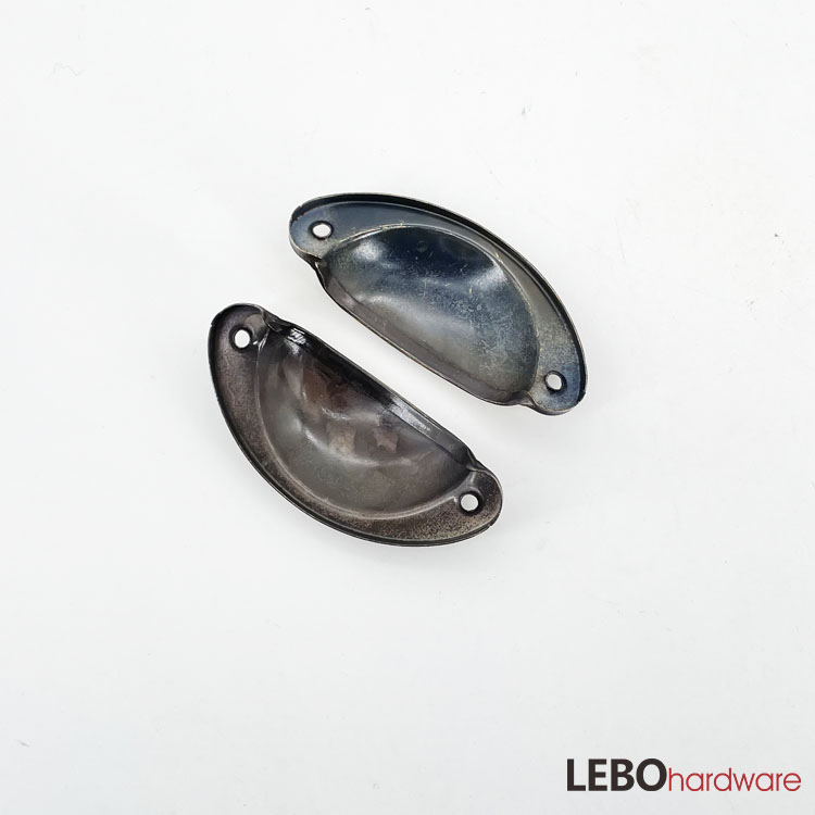 Traditional Iron Cup Cabinet Pulls Furniture Handle 