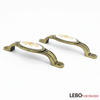 Retro style   Classic  Ceramic Porcelain Cabinet Pulls Door  Drawer Dresser  Furniture Handles   