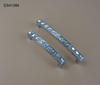 High quality Square diamond shape  K9 Crystal Zamak  cabinet pulls furniture handle 