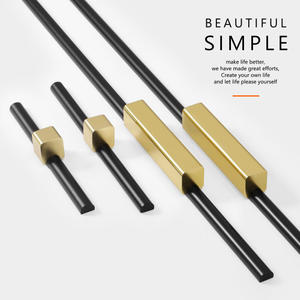 Aluminium  Assemble double colors Furniture Profile   Cabinet Pull