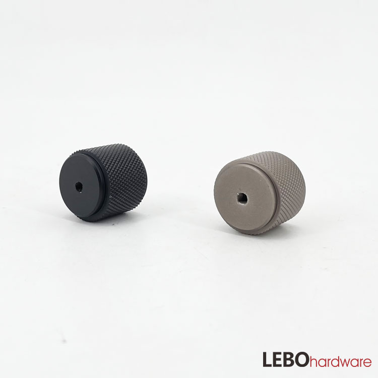 Knurled  fashion design   Aluminium   Furniture knob  Cabinet Pull