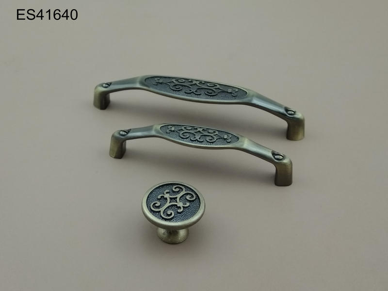 Retro vintage  style  Zamak  cabinet pulls furniture handle 