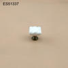 Square  shape with wave  White Ceramic Porcelain   Cabinet Pulls Door  Drawer Dresser  Furniture knob 