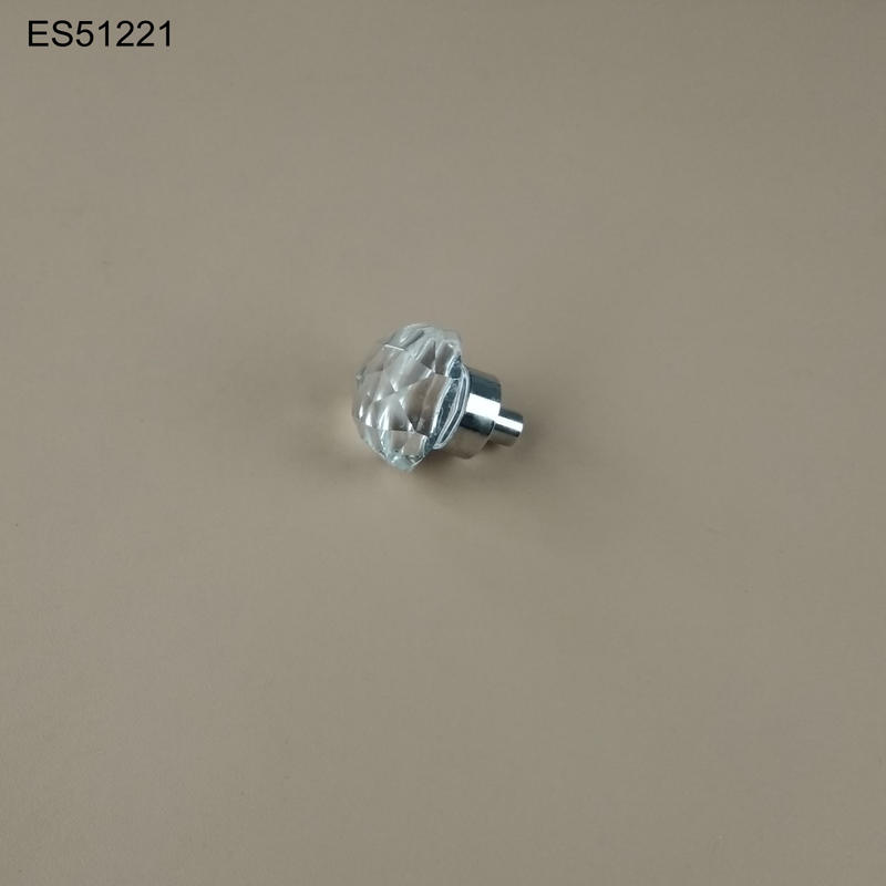 High quality luxury  K9 Crystal  Zamak  base   Furniture knob  Cabinet Pull  