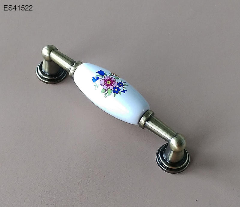 Retro style  Ceramic Porcelain Cabinet Pulls Door  Drawer Dresser  Furniture Handles   
