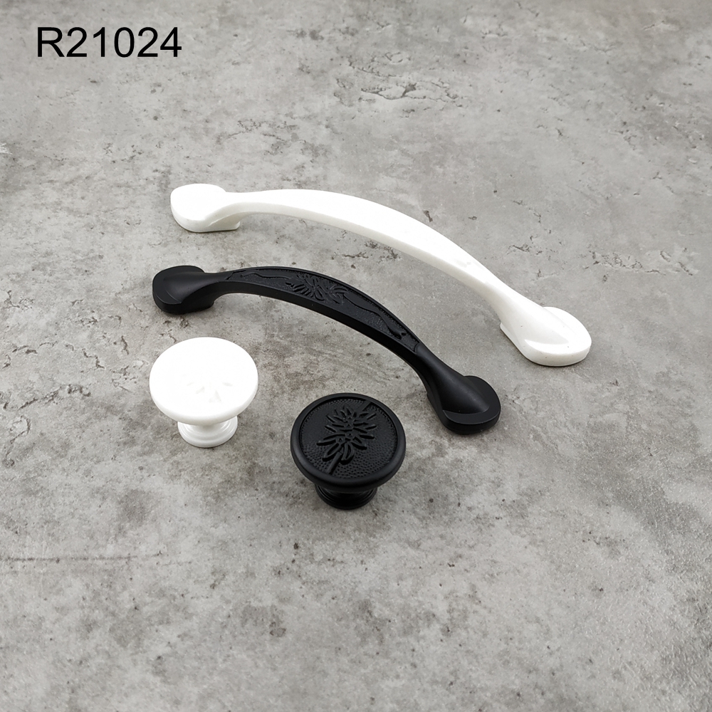 Resin Plastic PVC  Cupboard Drawer Dresser   Furniture handle  Cabinet Pull  