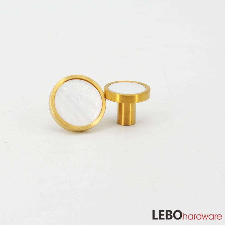Luxury  Brass  Round   Furniture knob  Cabinet Pull  in 2022