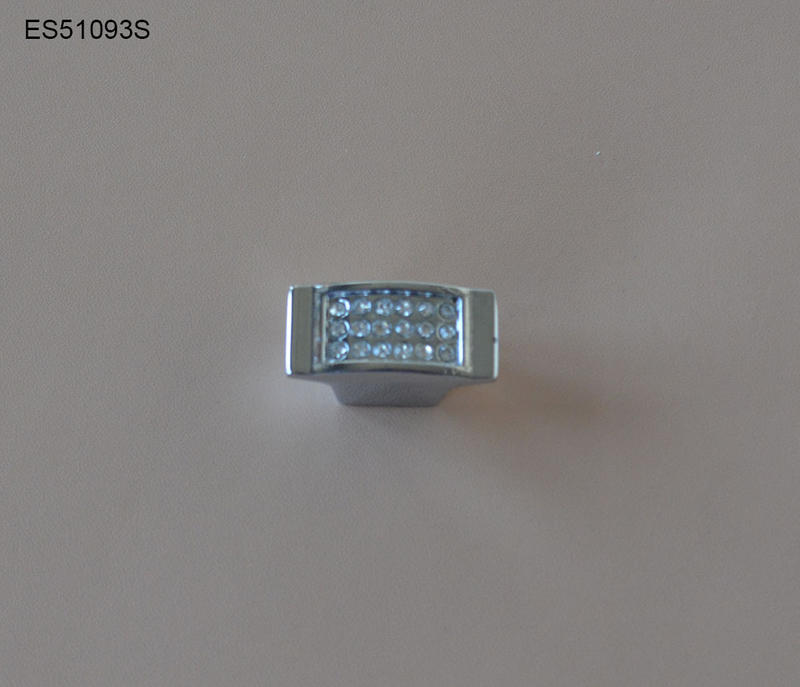  K9 Crystal  Zamak  base   Furniture knob  Cabinet Pull  