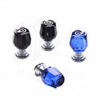 Decorated flower shape Crystal Glass Aluminium base Furniture knob Cabinet Pull