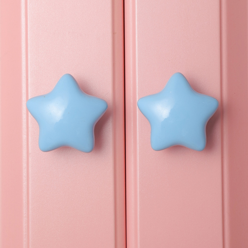 Ceramic Porcelain Colored Lovely Shape   Cabinet Pulls Door  Drawer Dresser  Furniture Knob 