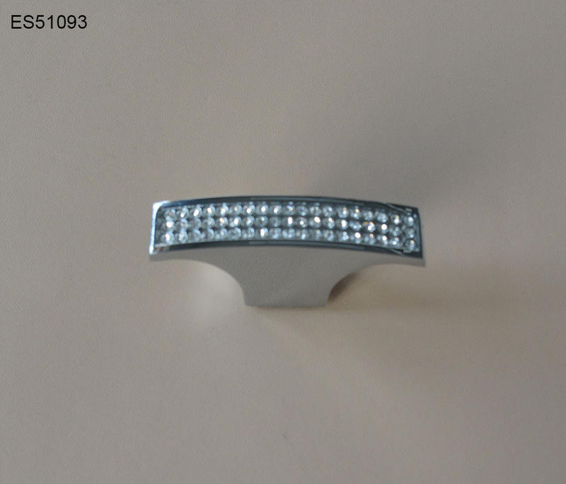  K9 Crystal  Zamak  base   Furniture knob  Cabinet Pull  