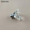 High quality luxury Diamond Shape   K9 Crystal  Aluminium  base   Furniture knob  Cabinet Pull  