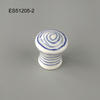  Hand paint Ceramic Porcelain  mushroom shape  Cabinet Pulls Door  Drawer Dresser  Furniture knob 