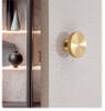 Contemporary Knurle Brass Simple Modern Design Furniture Knob Cabinet Pull