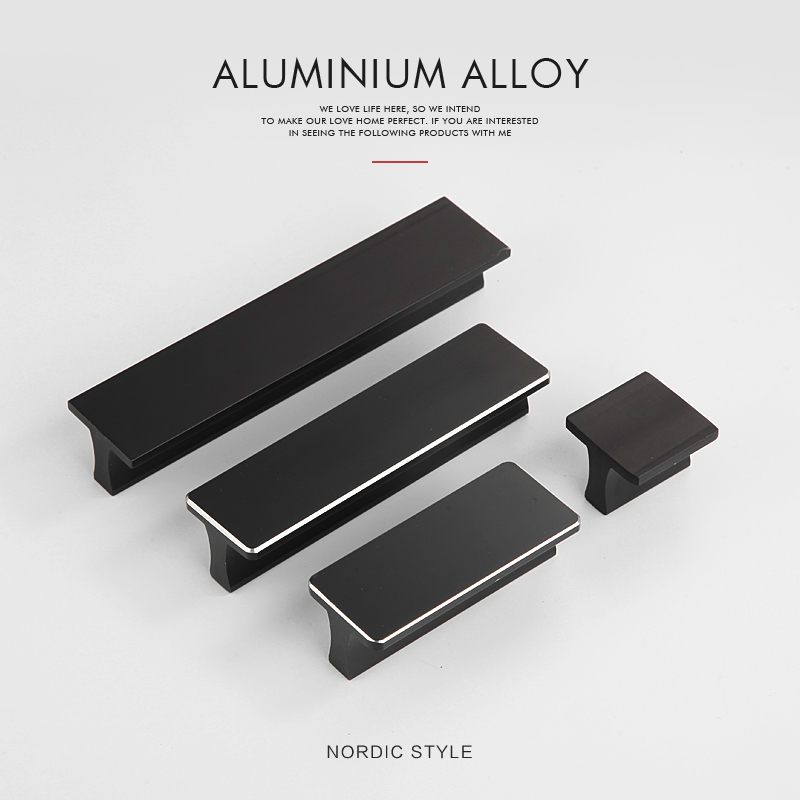 Classic big T shape  double colors  Aluminium  Furniture Handle  Cabinet Pull 