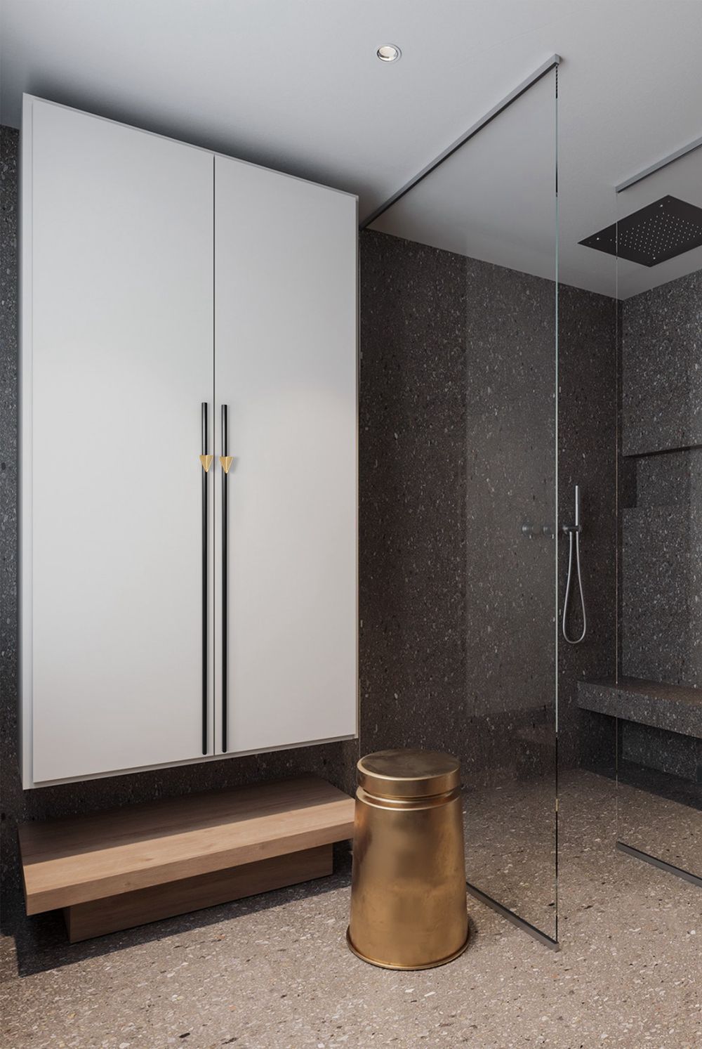 Nordic style  simple modern  Aluminium assemble double colors Furniture handle  Cabinet Pull