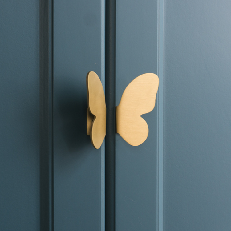 Luxury  Brass Butterfly design   Furniture knob  Cabinet Pull