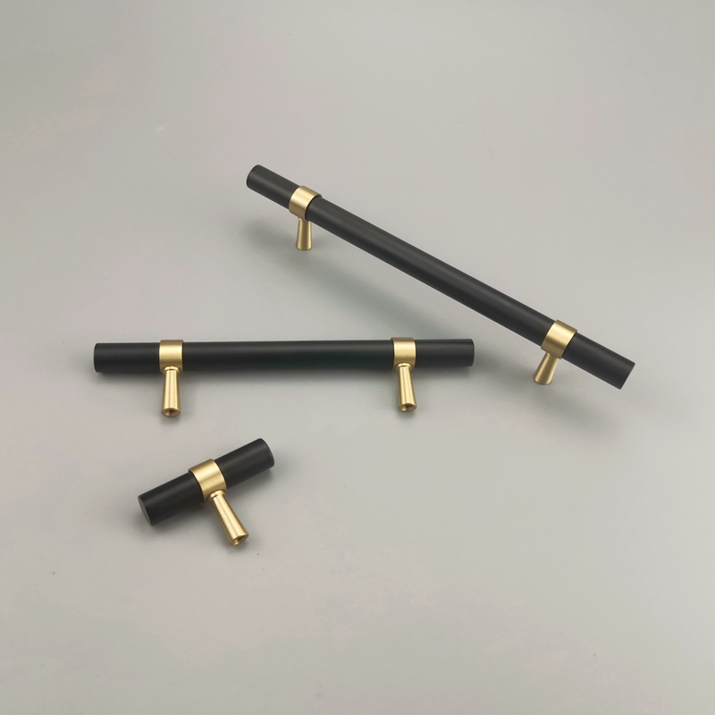 Luxury  Brass Walnut   simple modern design   Furniture knob  Cabinet Pull