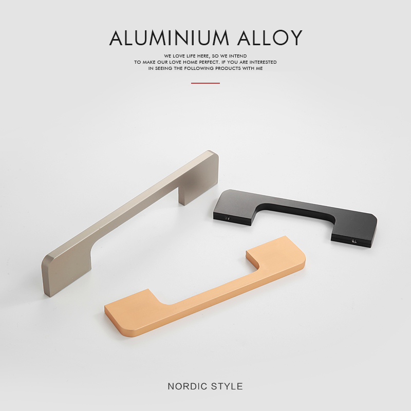 Classic modern simple  Aluminium  Furniture Handle  knob Cabinet Pull  