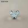 High quality luxury Diamond Shape   K9 Crystal  Aluminium  base   Furniture knob  Cabinet Pull  
