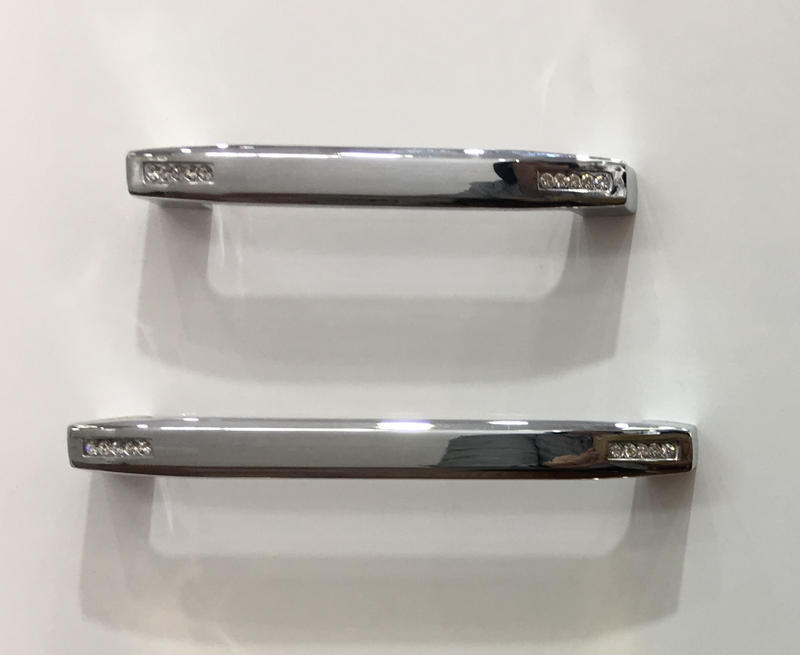 High quality Luxury K9 Crystal Zamak  cabinet pulls furniture handle 