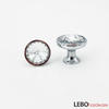 K9 Crystal transparency  Zamak base   Furniture knob  Cabinet Pull  