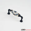 Retro style Fashion  Ceramic Porcelain Cabinet Pulls Door  Drawer Dresser  Furniture Handles   