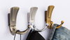 Fashion Zamak  Black Gold Grey Coat Hooks Closet Hooks