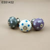 Dots  printing  ball shape  Ceramic Porcelain Cabinet Pulls Door  Drawer Dresser  Furniture Knob 