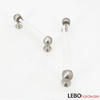 Retro Style Crystal Zamak Cabinet Pulls Furniture Handle 