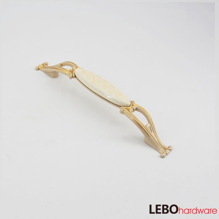 European style Luxury  Ceramic Porcelain  Cabinet Pulls Door  Drawer Dresser  Furniture Handles   