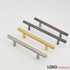 Knurled  traditional Iron T bar Cabinet Pulls Furniture Handle 