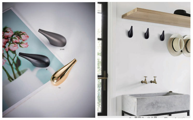 Simple  Traditional   Zamak alloy Coat  Hook 