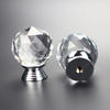 K9 Crystal Glass  transparency  Colored  Zamak base   Furniture knob  Cabinet Pull  