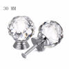 K9 Crystal Glass  transparency  Colored  Zamak base   Furniture knob  Cabinet Pull  