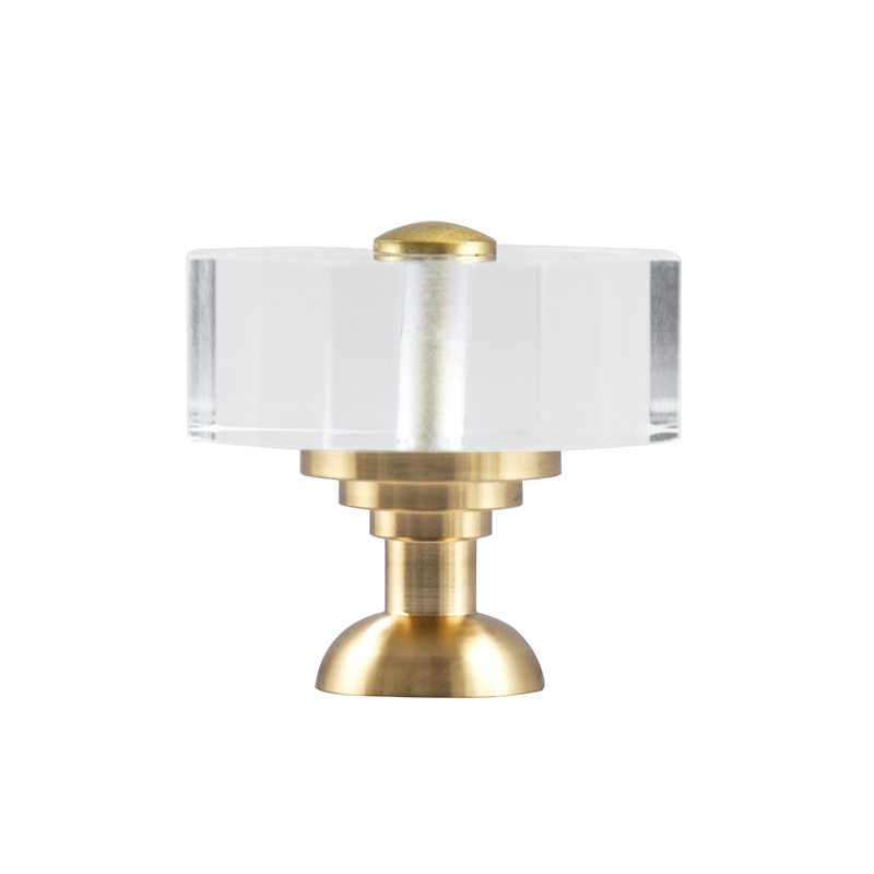 K9 Crystal transparency  Zamak base   Furniture knob  Cabinet Pull  