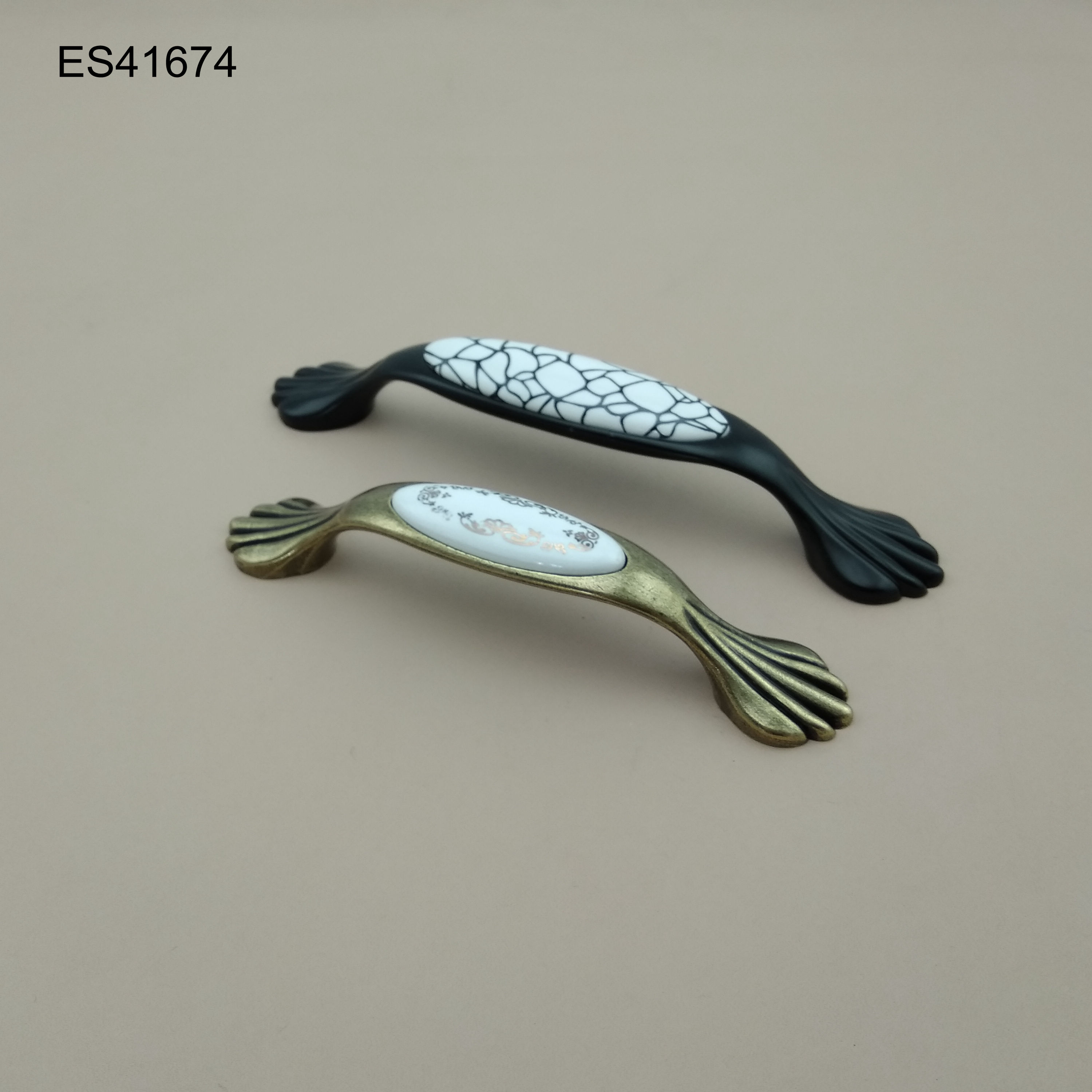 Traditional  Retro style Ceramic Porcelain Cabinet Pulls Door  Drawer Dresser  Furniture Handles   