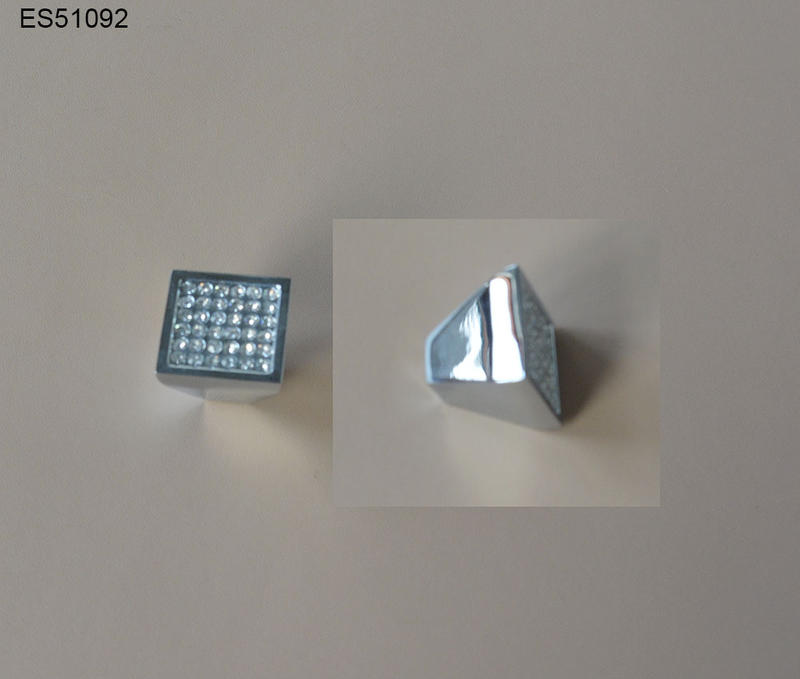  K9 Crystal  Zamak  base   Furniture knob  Cabinet Pull  